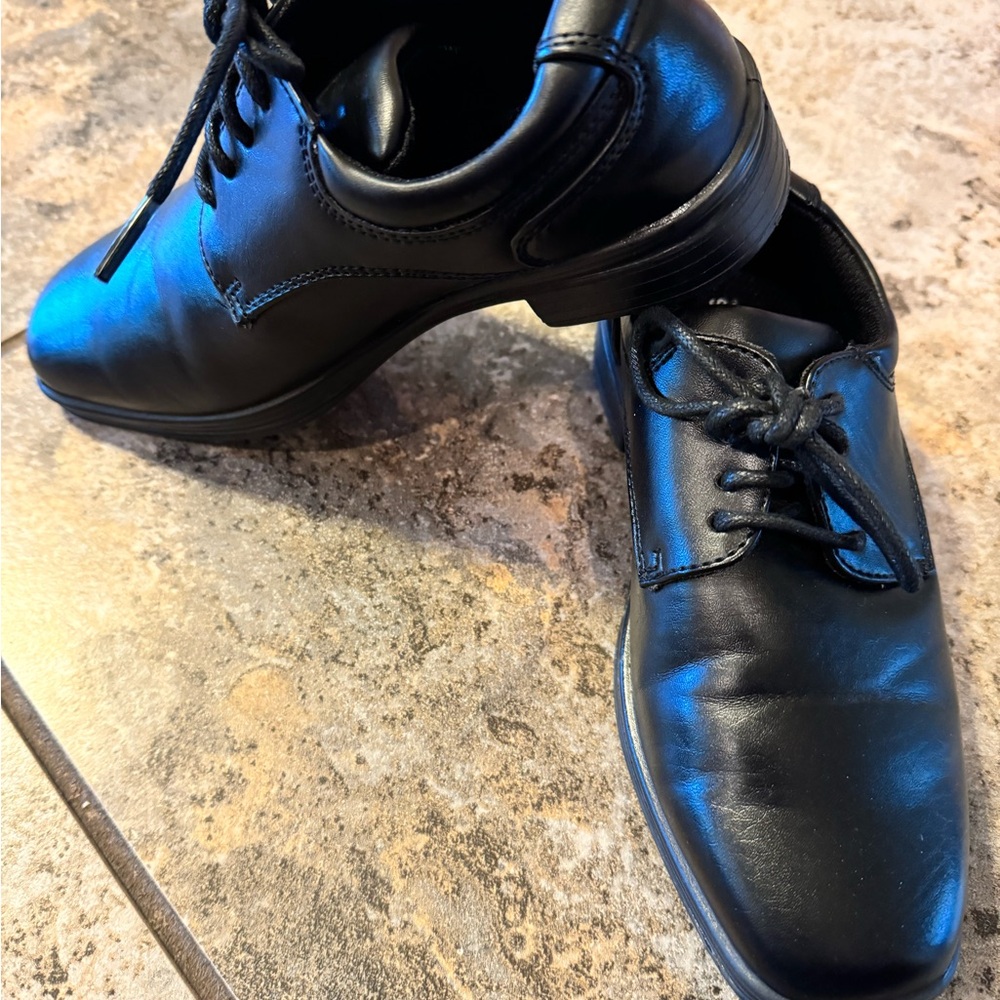 Stafford Little Kid/Big Kid Boys Landon Oxford Shoes Black Closed Toe 13M